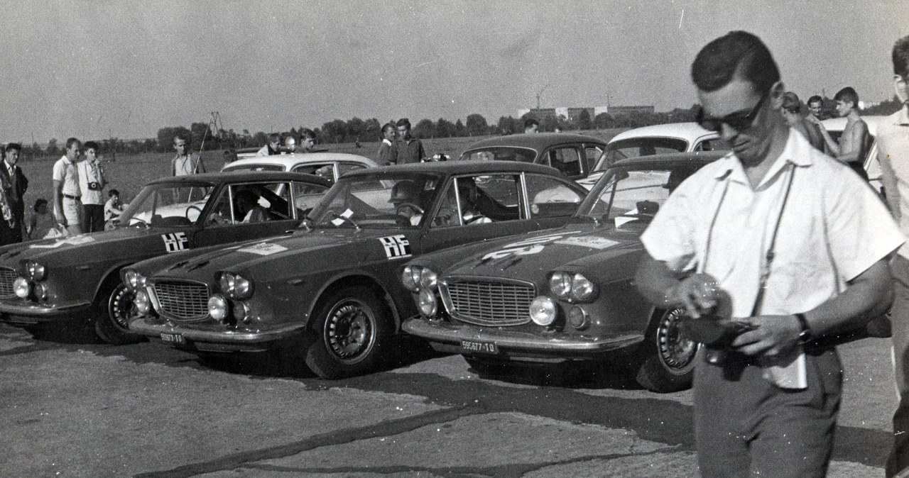 Lancia Flavia 1800 - trzy wozy tej marki jakie wystartowały w XXIV Rajdzie Polski /Archiwum Tomasza Szczerbickiego