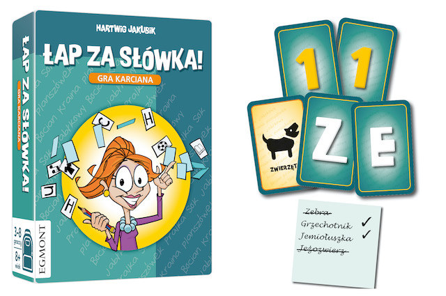 "Łap za słówka" to karciana wersja wesołej gry słownej pod tym samym tytułem /INTERIA.PL/materiały prasowe