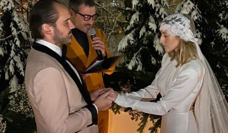 Lara Gessler i Piotr Szeląg wzięli drugi ślub /www.instagram.com/tadeusz_muller /Instagram