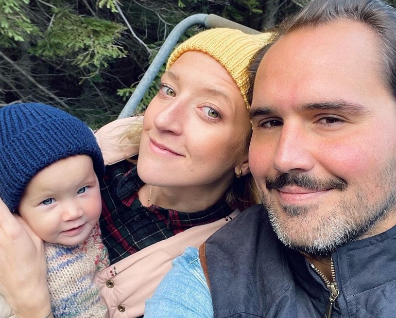 Lara Gessler mąż i córka /Instagram