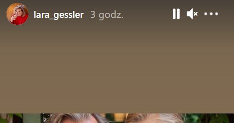 Lara Gessler zamieściła wspomnienie o swoim tacie /Screen z instastory https://www.instagram.com/lara_gessler /Instagram