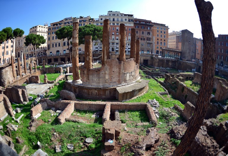 Largo di Torre Argentina /GABRIEL BOUYS /AFP