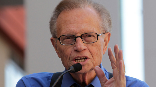 Larry King / fot. Toby Canham /Getty Images/Flash Press Media