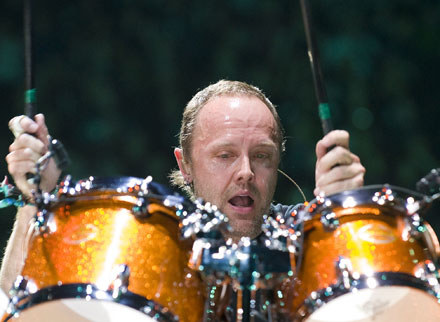 Lars Ulrich (Metallica) fot. Jeff Fusco /Getty Images/Flash Press Media