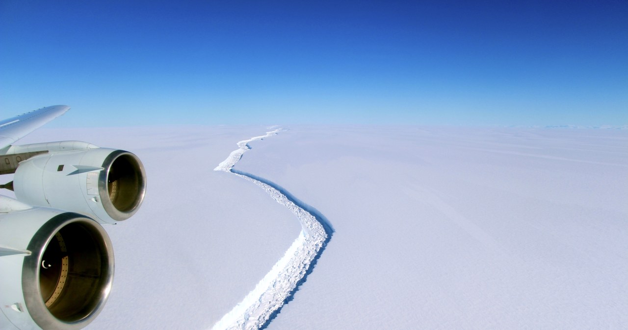 Larsen C - zdjęcie zrobione przez samolot NASA /NASA