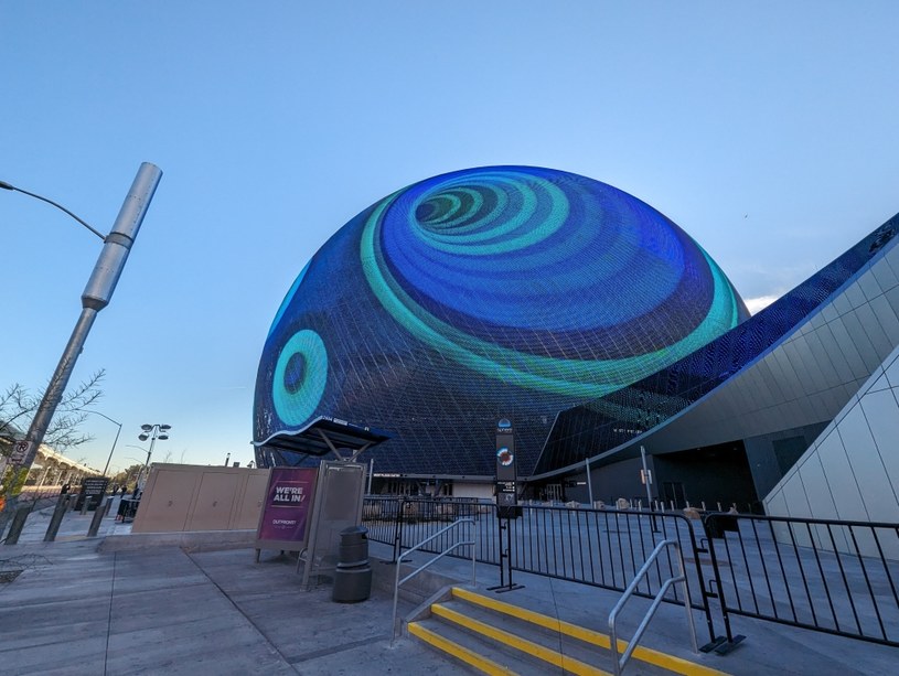 Las Vegas Sphere za dnia też robi wrażenie. /Dawid Szafraniak /materiał zewnętrzny