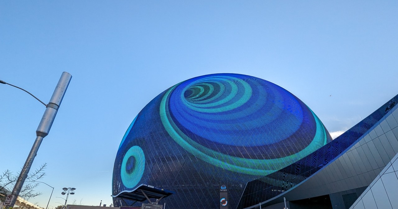 Las Vegas Sphere za dnia też robi wrażenie. /Dawid Szafraniak /materiał zewnętrzny