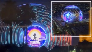 Las Vegas zobowiązuje! Gigantyczny wyświetlacz The Sphere w akcji