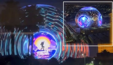 Las Vegas zobowiązuje! Gigantyczny wyświetlacz The Sphere w akcji