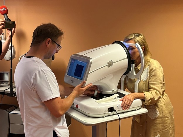 Laser do leczenia jaskry wspierany AI /Anna Kropaczek, RMF FM /RMF FM - reporter