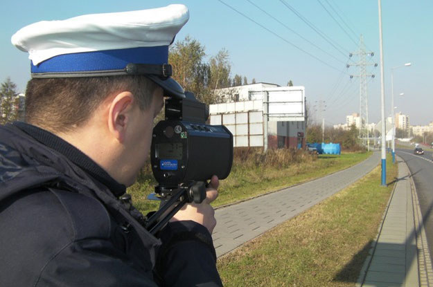 Laserowa akcja krakowskiej policji /Zdjęcia: Jacek Jurecki /INTERIA.PL