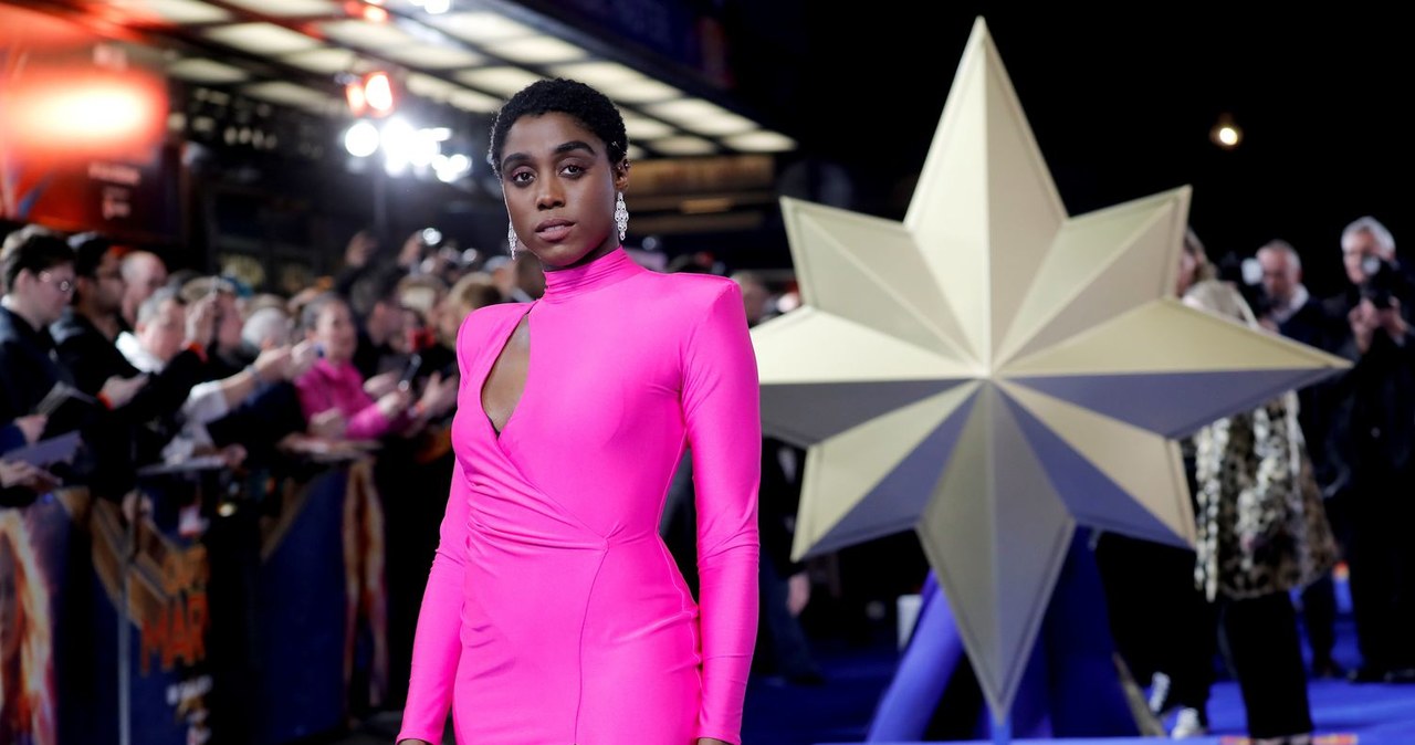 Lashana Lynch na londyńskiej premierze filmu "Kapitan Marvel" /Tolga Akmen /AFP