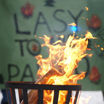 "Lasy to nie paliwo". Aktywiści protestowali pod ministerstwem