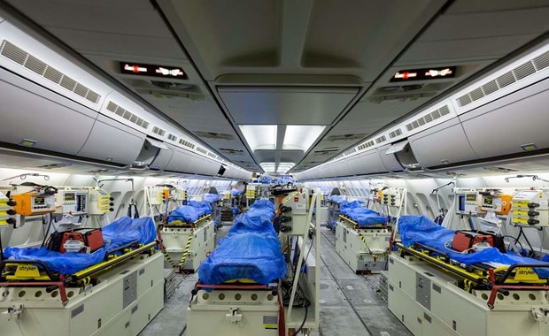 Latający szpital. Niemcy wysłali do Rzeszowa Airbus A310 MedEvac po rannych na Ukrainie