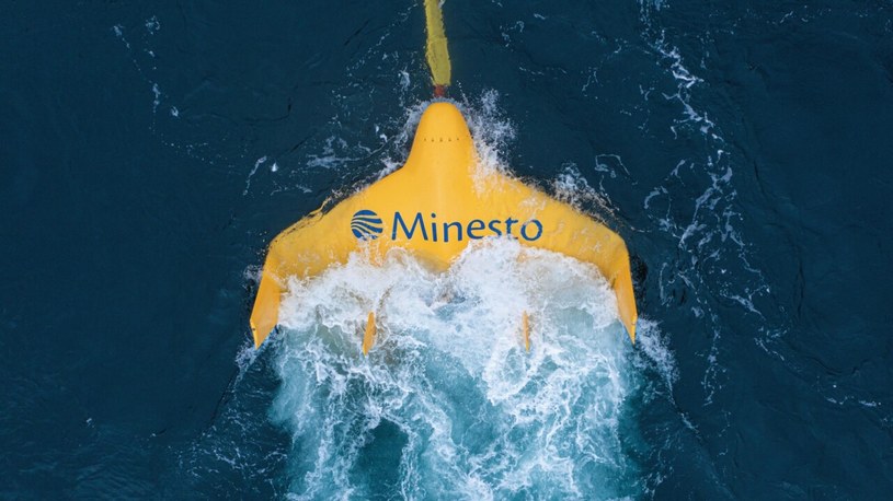 "Latawiec" Minesto wytwarza energię pływową /Minesto /materiały prasowe