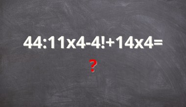 Łatwa matematyka ze szkoły podstawowej? Nie każdy rozwiąże na piątkę