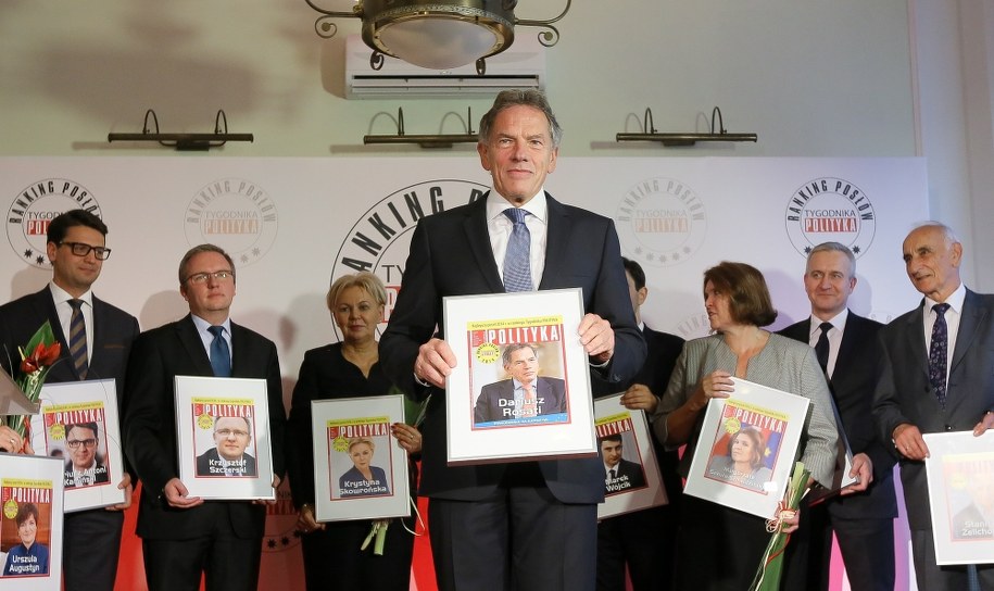 Laureaci w kategorii najlepsi posłowie /Paweł Supernak  /PAP