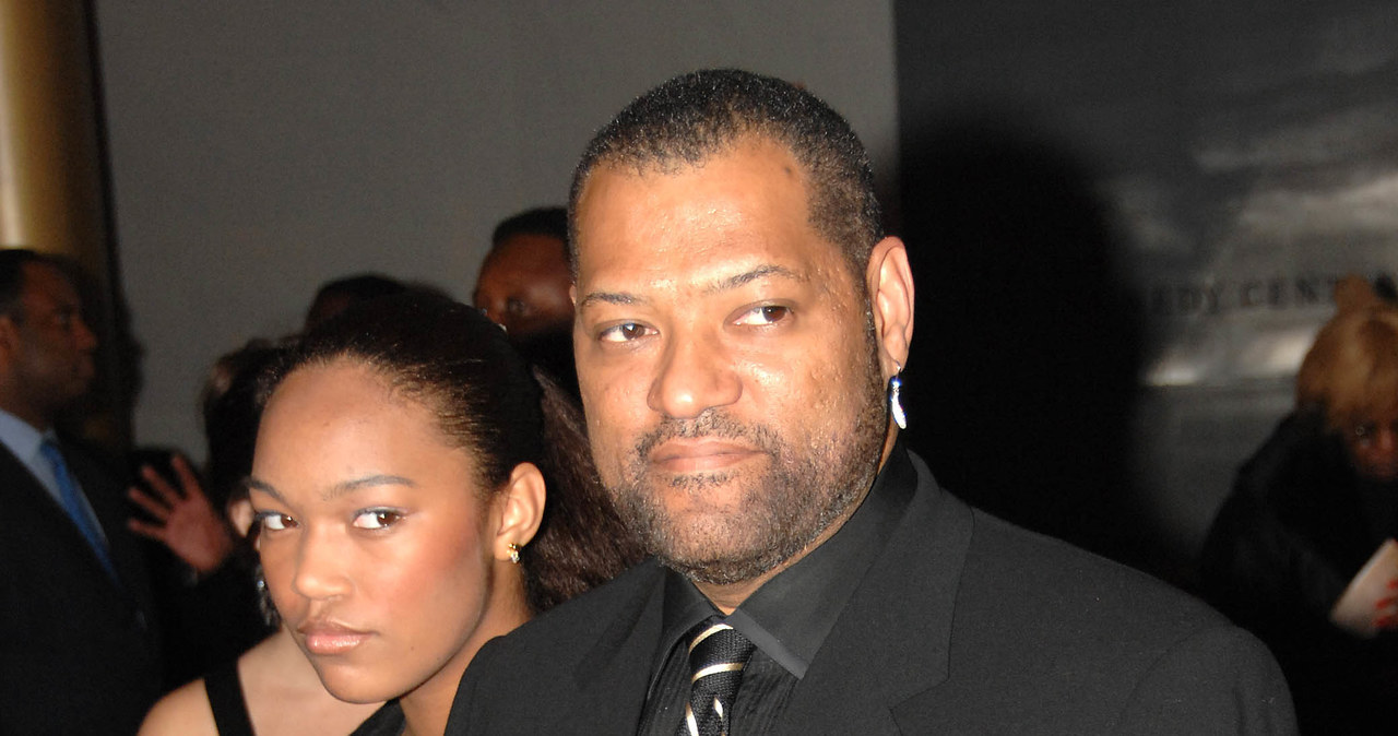 Laurence Fishburne z córką Montaną /Getty Images