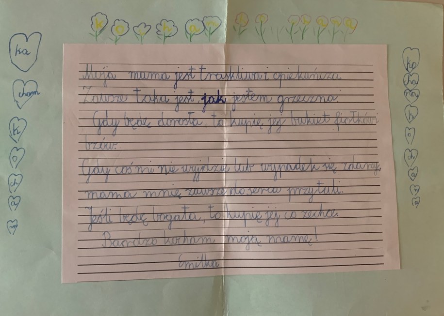 Laurka dla mamy Agnieszki /Archiwum prywatne