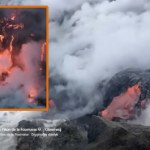 Lawa spotyka ocean po 19 latach. Spektakularne zjawisko na wyspie Reunion