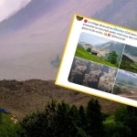 "Lawa" z lodu, skał i zmrożonego śniegu. Lodowiec runął na wioskę