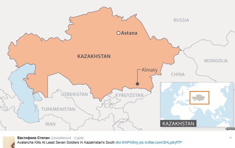 Lawina porwała żołnierzy. Siedem ofiar śmiertelnych /Twitter