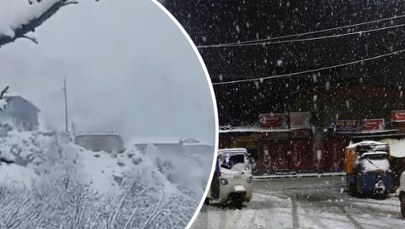 Lawina zeszła na drogę. Kilkadziesiąt osób pod śniegiem