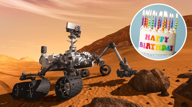 Łazik Curiosity 5 sierpnia obchodzi swoje urodziny /123RF/PICSEL