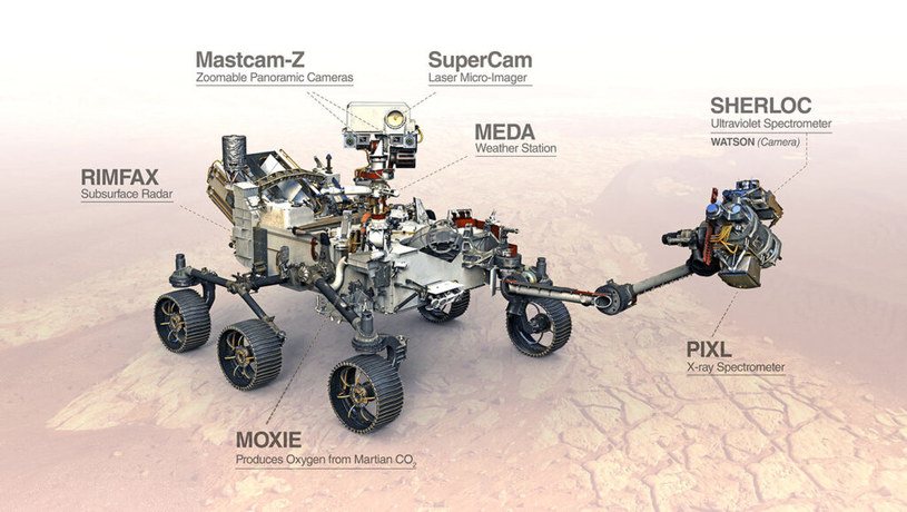 Łazik Mars 2020 /NASA