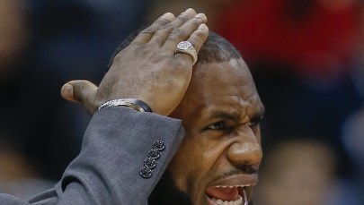LeBron James ma problemy zdrowotne 