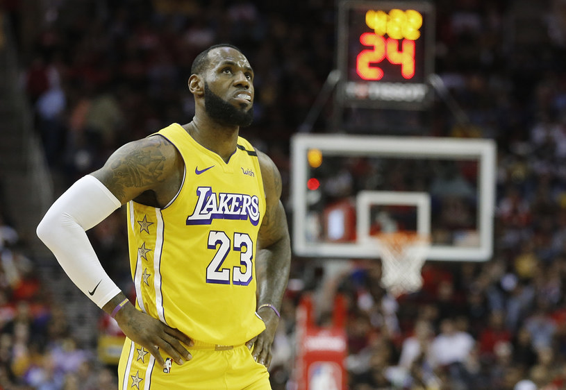 LeBron James z Los Angeles Lakers /Bob Levey /Getty Images