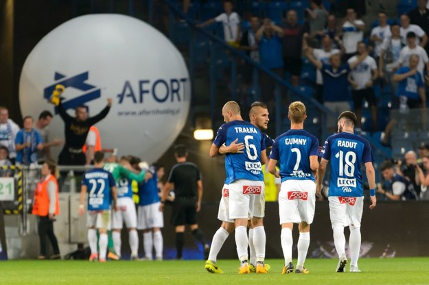 Lech Poznań gra mecz z drużyną FC Utrecht /Jakub Kaczmarczyk /PAP