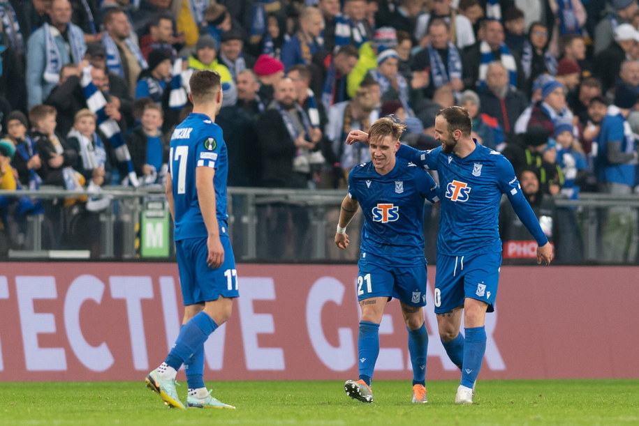 Lech Poznań pokonał Villarreal 3:0 /	Jakub Kaczmarczyk   /PAP