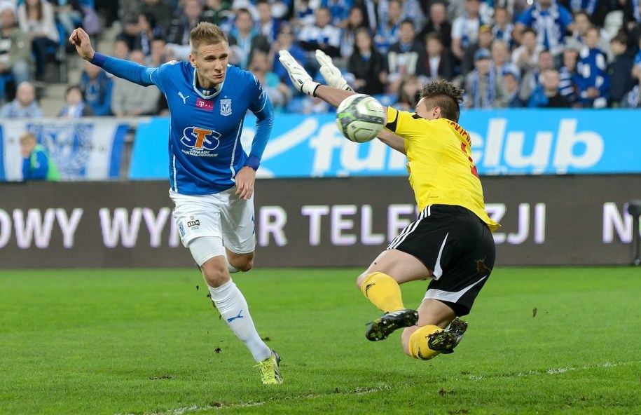 Lech Poznań - Wisła Kraków /Jakub Kaczmarczyk /PAP