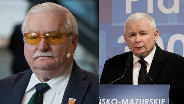 Lech Wałęsa (fot. Boris Roessler/dpa) i Jarosław Kaczyński (fot. Tomasz Waszczuk/PAP) /PAP/EPA