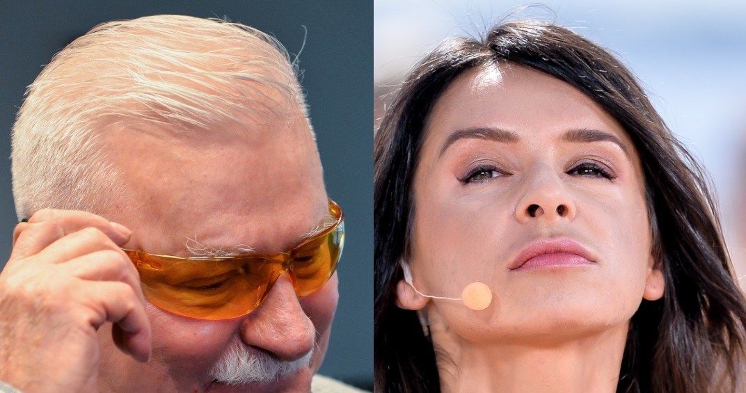 Lech Wałęsa i Marta Kaczyńska /- /East News