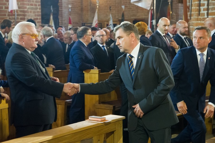 Lech Wałęsa i Piotr Duda /Wojciech Stróżyk /Reporter