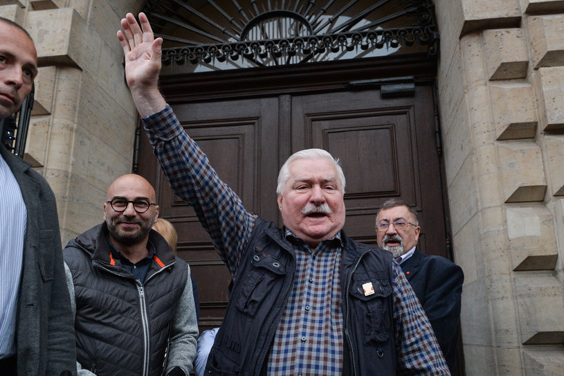 Lech Wałęsa na manifestacji w Gdańsku /Lukasz Dejnarowicz /Agencja FORUM