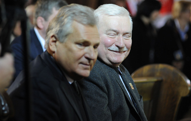 Lech Wałęsa nie przestaje zaskakiwać! /Piotr Andrzejczak /MWMedia