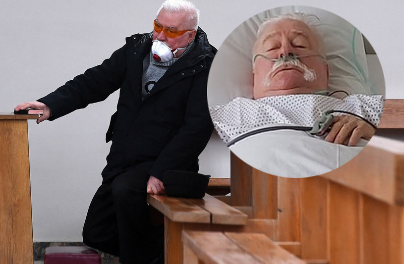 Lech Wałęsa w szpitalu /Marcin Gadomski /East News