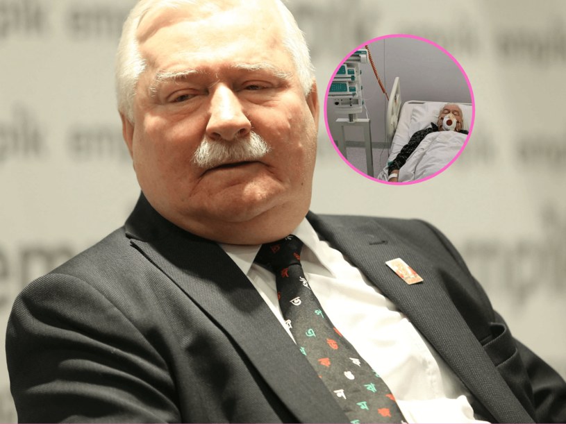 Lech Wałęsa w szpitalu /https://www.facebook.com/photo/?fbid=915229793306271&set=a.282673823228541 /MWMedia