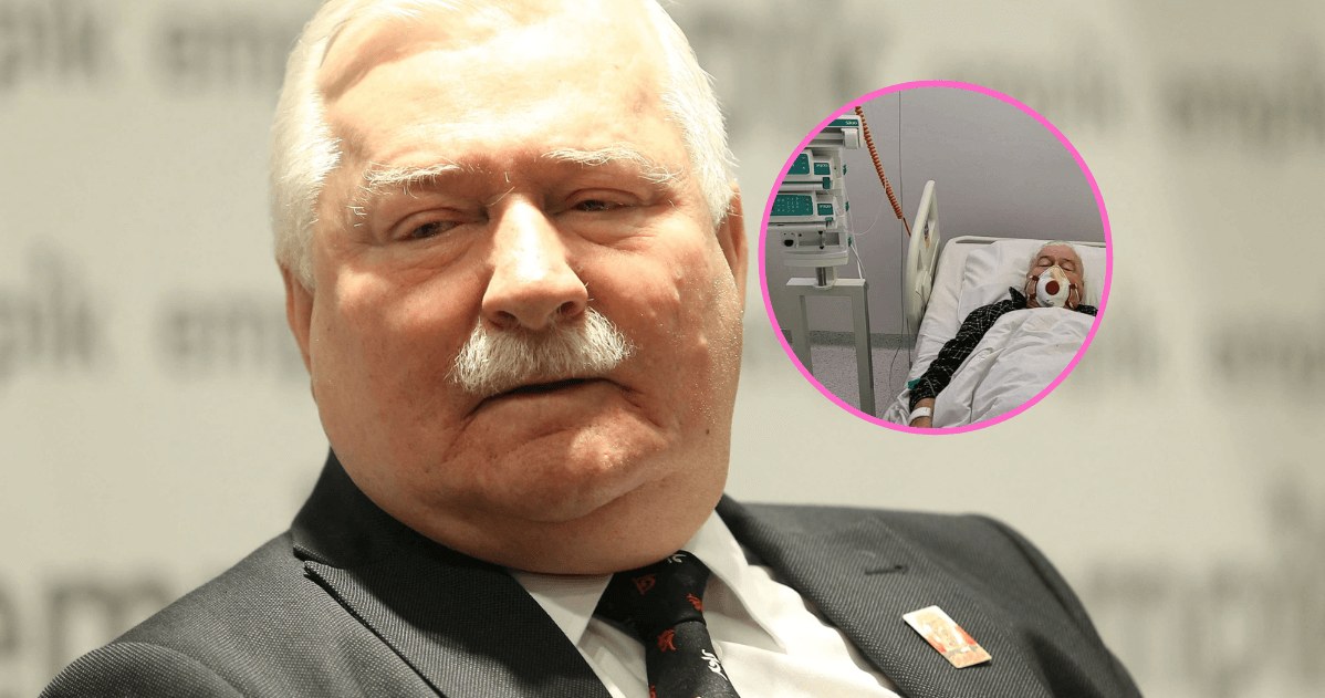 Lech Wałęsa w szpitalu /https://www.facebook.com/photo/?fbid=915229793306271&set=a.282673823228541 /MWMedia