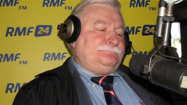 Lech Wałęsa w trójmiejskim studiu RMF FM &nbsp; /Fot. Wojciech Jankowski /RMF FM