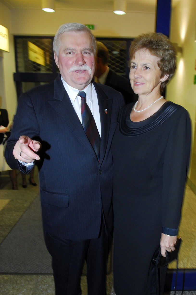 Lech Wałęsa z żoną Danutą /Kurnikowski /AKPA