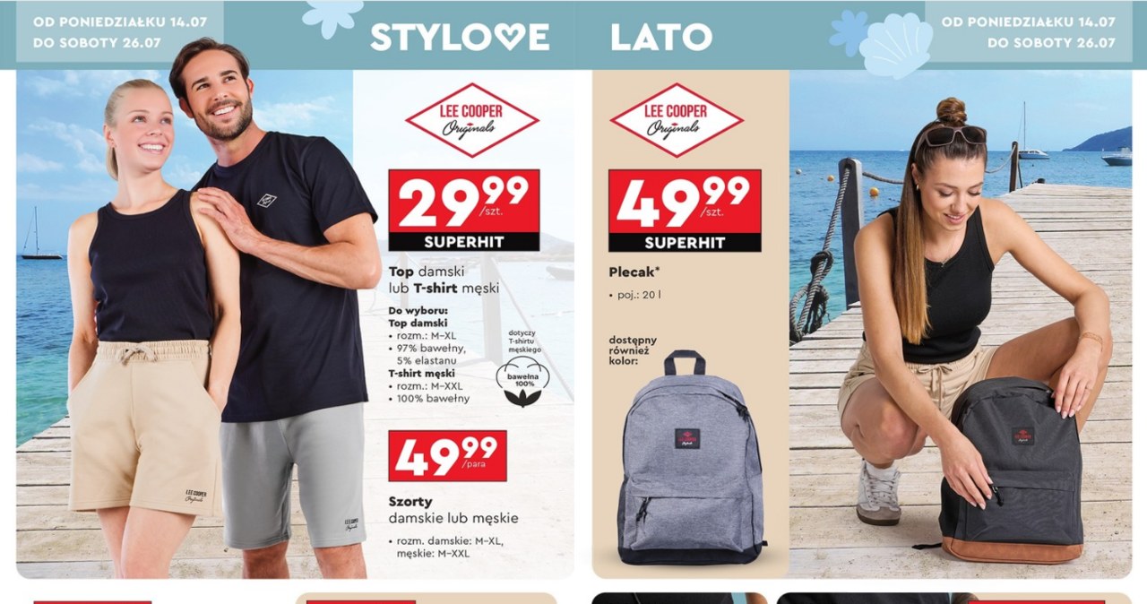 Lee Cooper wraca do Biedronki. Ceny zaczynają się już od 14,99 zł! /Biedronka /INTERIA.PL