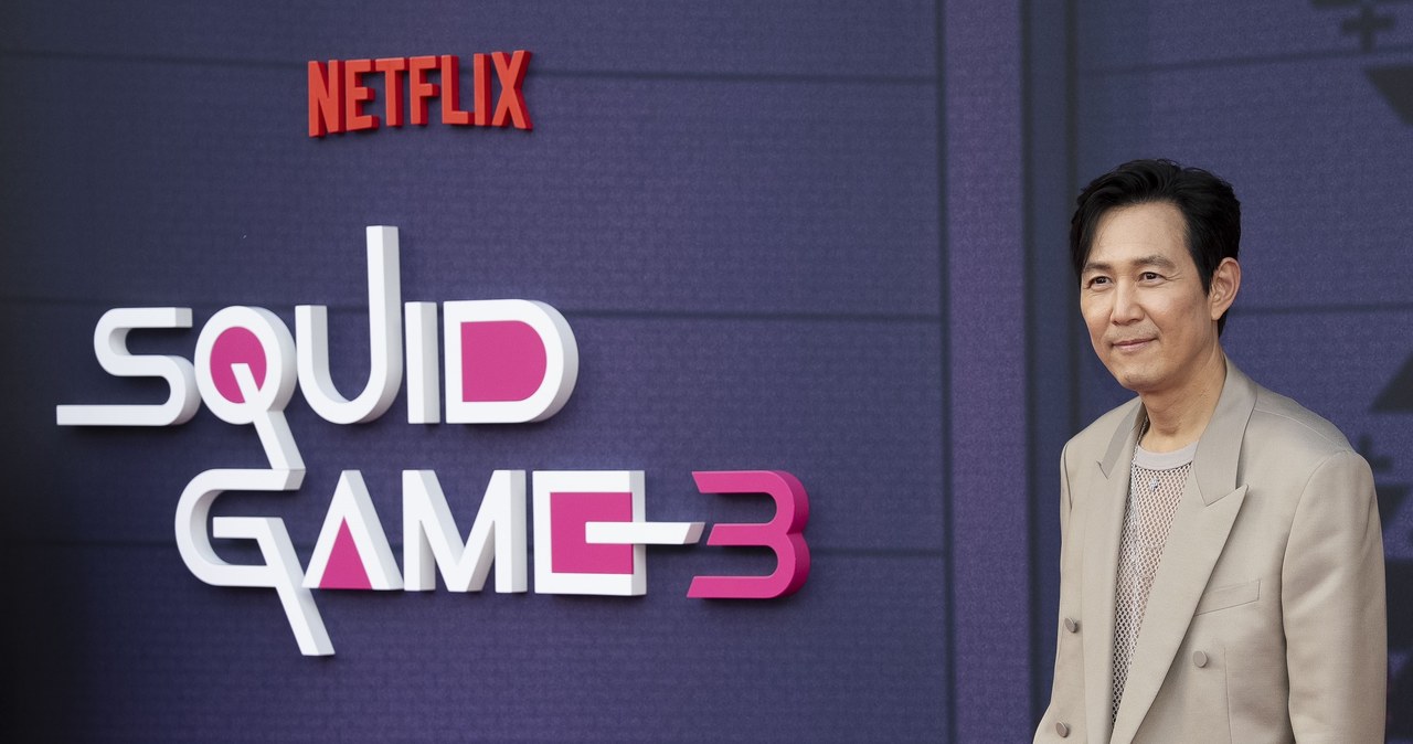 Lee Jung-jae na premierze trzeciego sezonu "Squid Game" w Londynie /Netflix /materiały prasowe