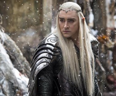 Lee Pace w scenie z filmu "Hobbit: Bitwa Pięciu Armii"