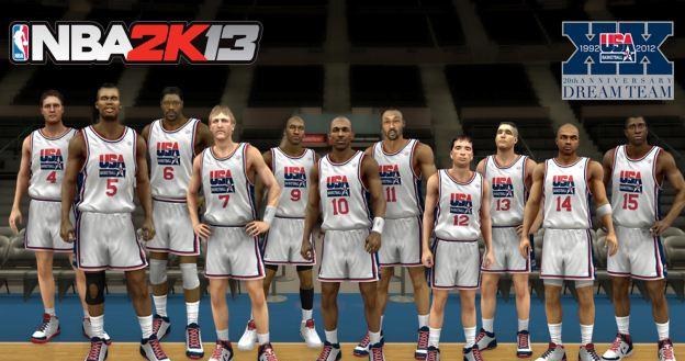 Legendarny Dream Team z 1992 roku powróci w grze NBA 2K13 /Informacja prasowa