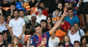 "Legendarny rozdział dobiegł końca". Gol Lewandowskiego w ostatnim meczu w Barcelonie