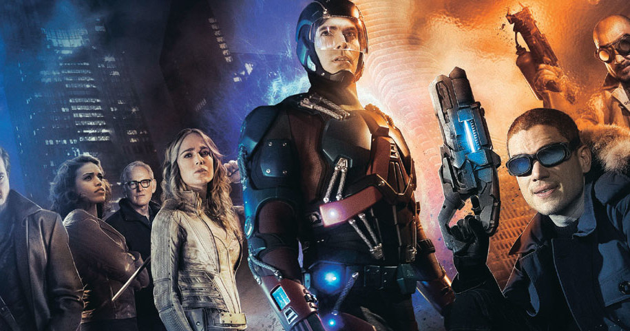 "Legends of Tomorrow": Bohaterzy i złoczyńcy łączą siły, chcąc ratować świat przed zagładą. W obsadzie m.in. Wentworth Miller, Dominic Purcell i Brandon Routh /materiały prasowe